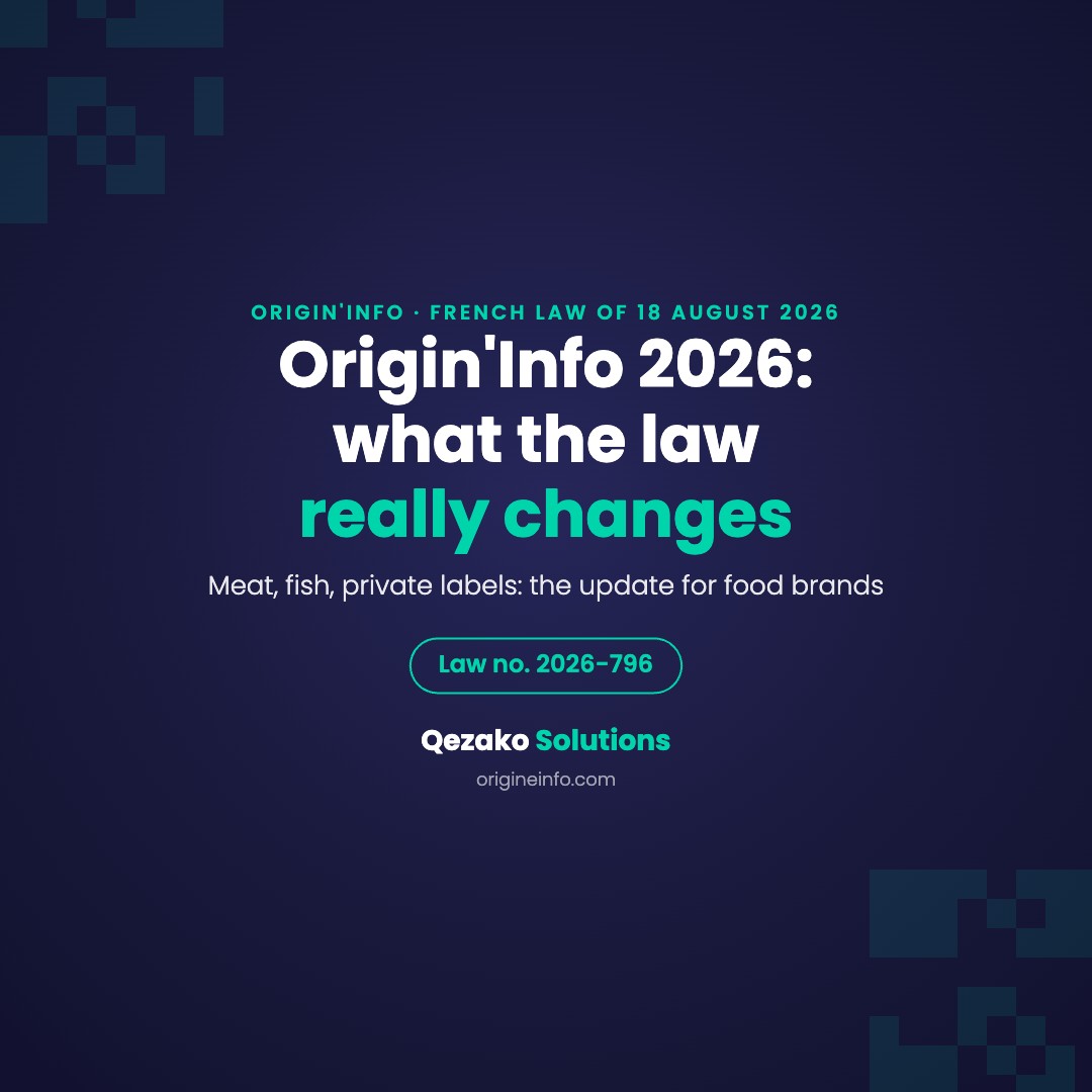 qezako-origininfo-agricultural-emergency-law-2026-featured-en Qezako visual: Origin'Info 2026, what the French agricultural emergency law changes for food brands