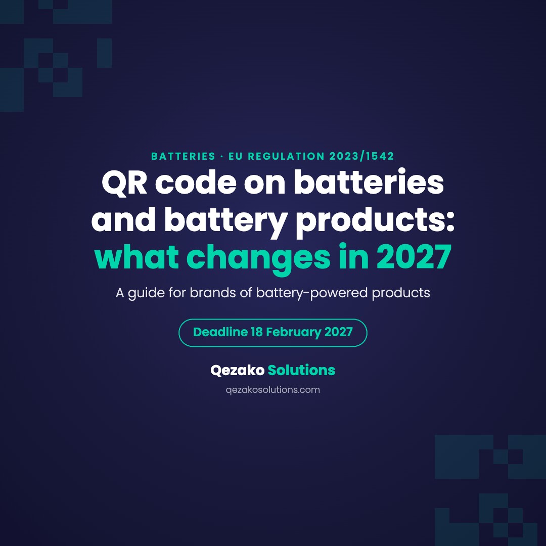 Qezako visual: QR code on batteries, what changes in 2027